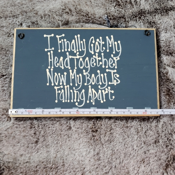 Cute Blue & White Rustic Country Sign - Picture 5 of 7